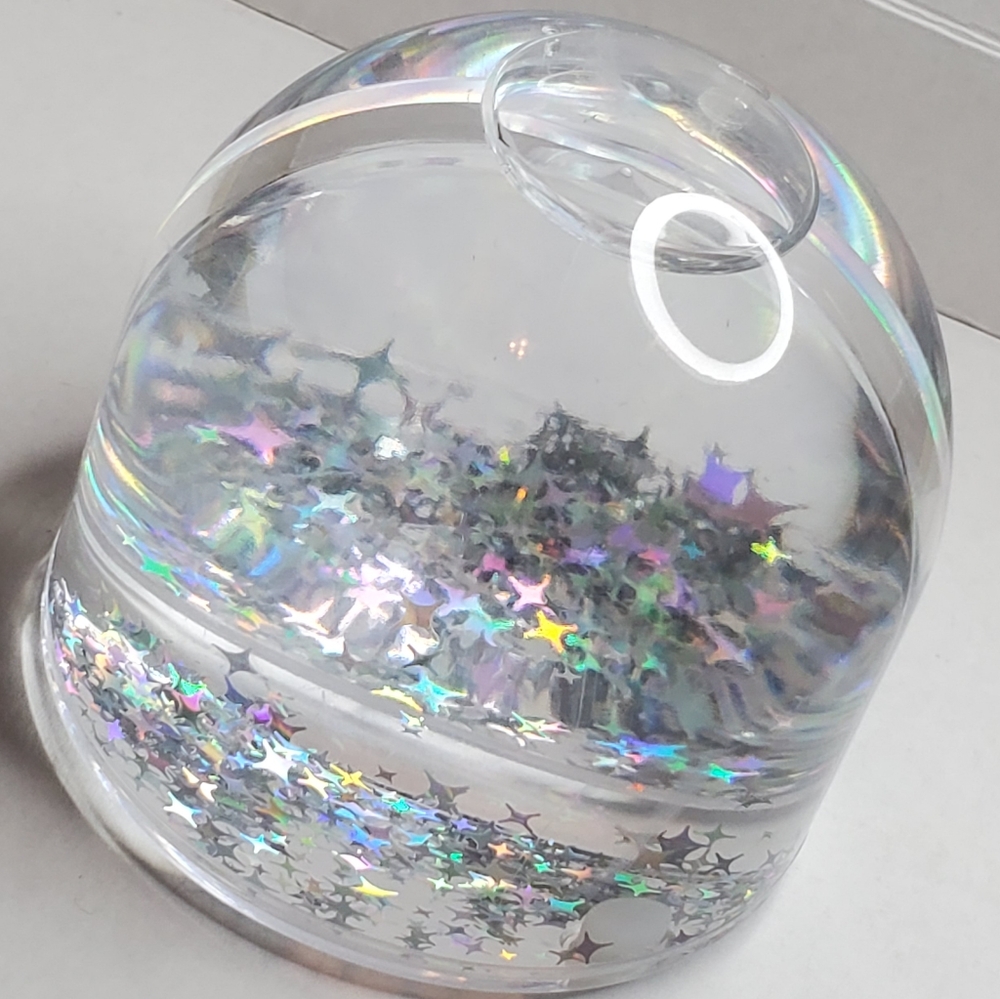 Snow glob you can out family photo in